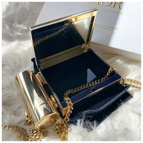 dior makeup clutch|christian Dior lipstick clutch.